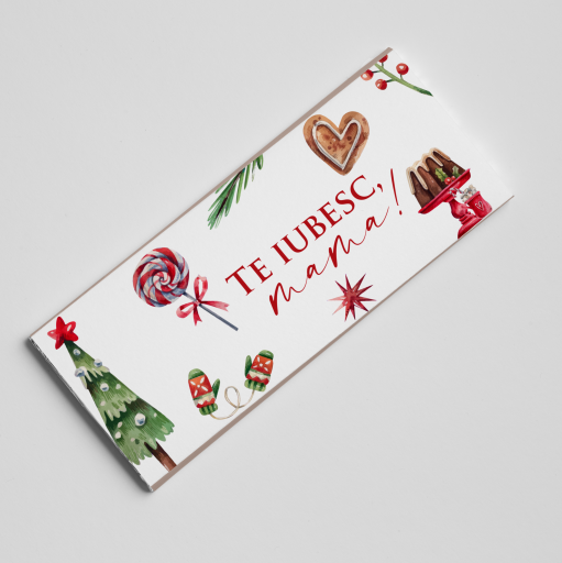 Ciocolata personalizata pentru mama