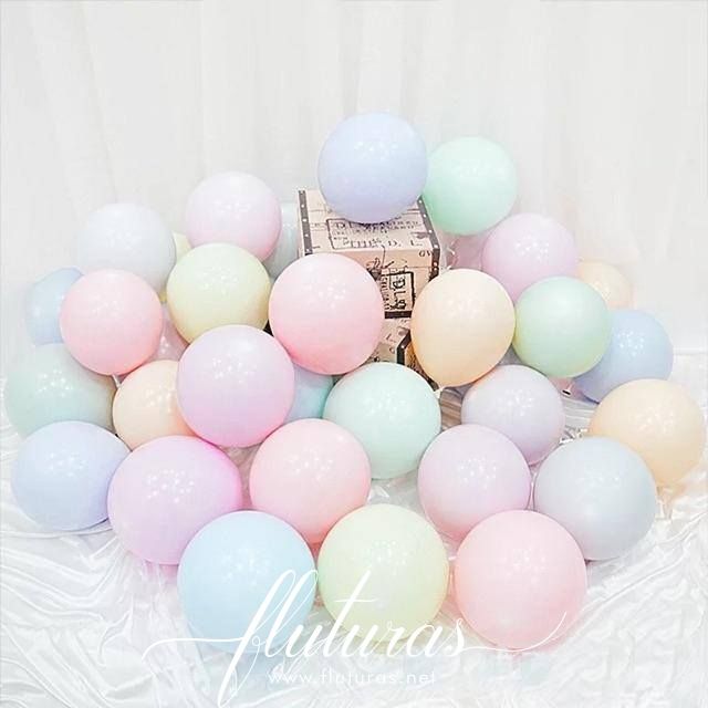 Baloane colorate pastel set 10 buc/ 10 lei Baloane Fluturas   